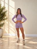 Cobalt – 2-Piece Long Sleeve Top & Shorts Set