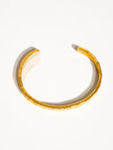 Bastien 18k non-tarnish textured thin bangle by DIEZYONCE