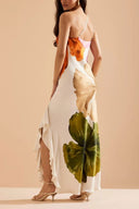 Bianca floral one shoulder maxi sundress, alternate view