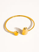 Maxie 18k non-tarnish thin round bracelet by DIEZYONCE