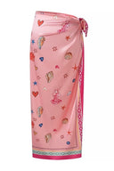 Sirena printed wrap skirt pareo by DIEZYONCE
